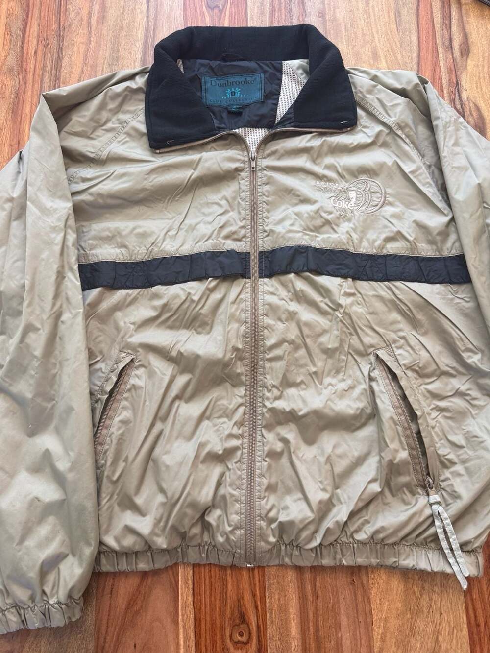 Vintage Dunbrooke Club Collection Diet Coke Windbreaker Jacket XL
